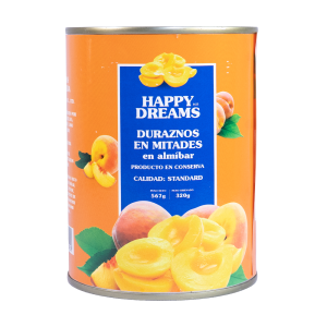 Duraznos Mitades 567 Grs. Happy Dream