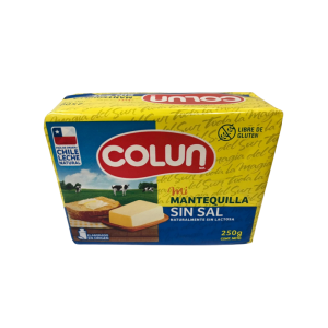 Mantequilla Colun sin Sal 250 grs