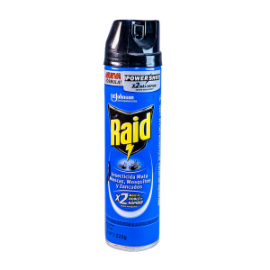 Insecticida Raid Moscas Y Mosquitos 222gr.