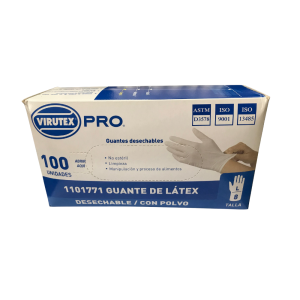 Guante Latex Virutex Talla L
