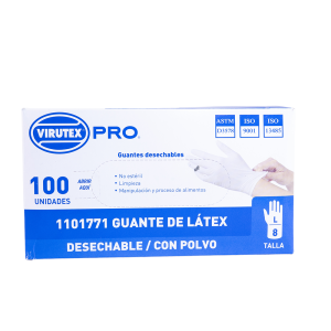 Guante Latex virutex Talla L