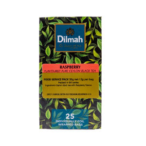 Té Negro Frambuesa Dilmah 25bls.