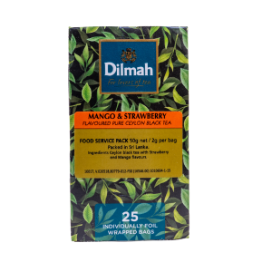 Té Negro Mango & Frutilla Dilmah 25bls.