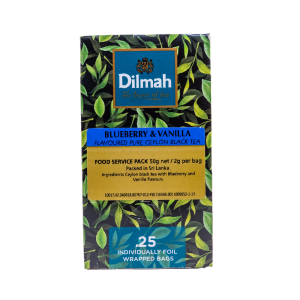 Té Negro Dilmah Gourmet  Arandano & Vainilla 25 bolsas