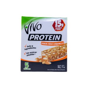 Barra Vivo Protein Mani Caramelo 1x 5x 40gr