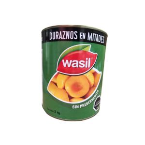 Duraznos Mitades Wasil 3k