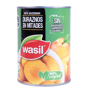 Durazno Mitades Wasil 590 grs