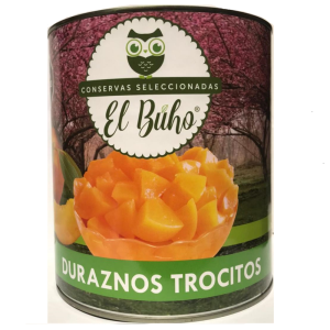 Duraznos en Cubo Buho 3k