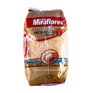Arroz Pregraneado Miraflores 1kg.