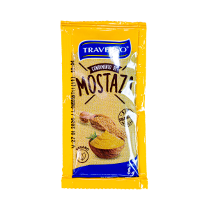 Mostaza Sachet Traverso caja 300 uni.