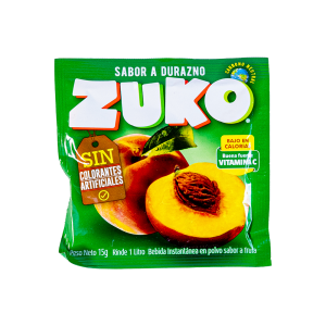 Jugo En Polvo Durazno Zuko 25gr.