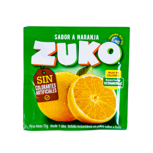 Jugo En Polvo Naranja Zuko 25gr.