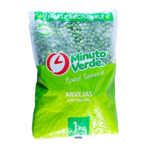 Arvejas Congeladas Minuto Verde 1kg.