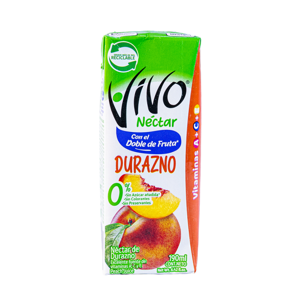Nectar Vivo durazno  190 ml