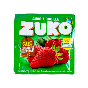 Jugo En Polvo Frutilla Zuko 25gr.
